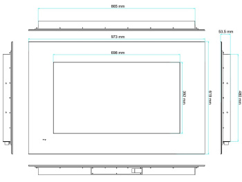 Телевизор в зеркале AVS320FS (Magic Mirror)